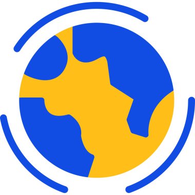 toprak küresel dünya simgesi