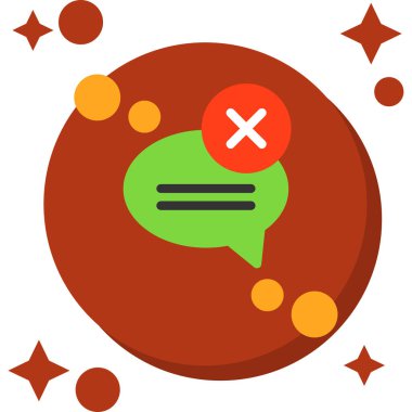 Konuşma baloncukları simgesi, vektör illüstrasyonu