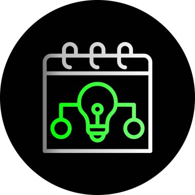 Fikir ikonu, illüstrasyon. vektör tasarımı