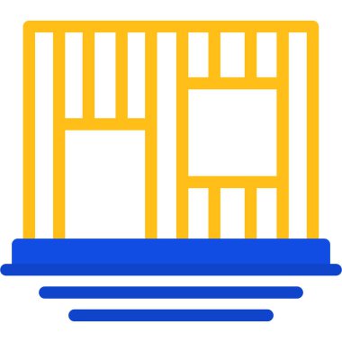 Pencere. Web simgesi basit illüstrasyon