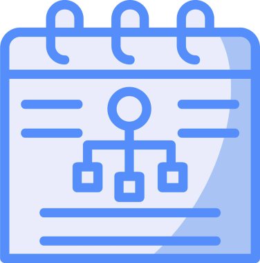 Dosya özeti biçiminde takvim tarih çizelgesi simgesi