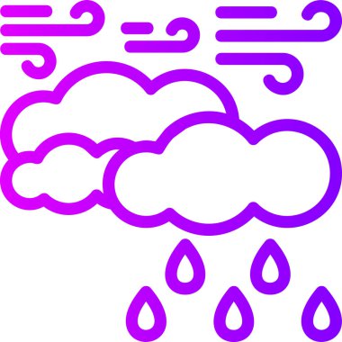 bulut yağmuru simgesi