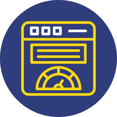 Web için web simgesi, vektör illüstrasyonu