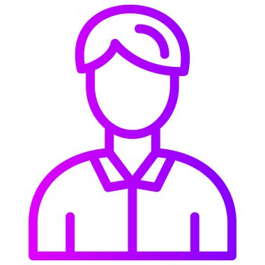 man simgesi vektör illüstrasyonu