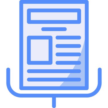 Kitap eğitimi okulu simgesi