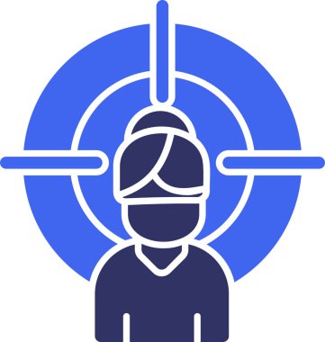 avatar. Web simgesi basit illüstrasyon