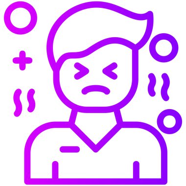 Üzücü. Web simgesi basit tasarım