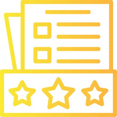 yıldız derecelendirme vektörü simgesi