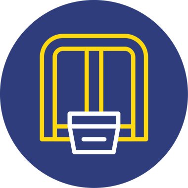 Bir sepet vektör çizim