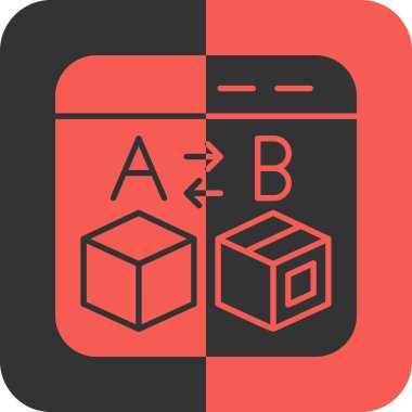 Vektör illüstrasyonu, simge ögesi biçimi