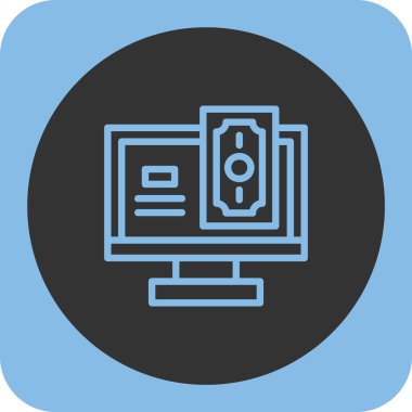 vektör Bilgisayar simgesi, illüstrasyon