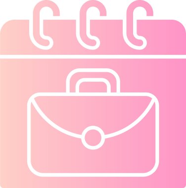 Çanta. Web simgesi basit illüstrasyon