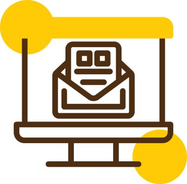 e- posta simgesi, vektör illüstrasyonu