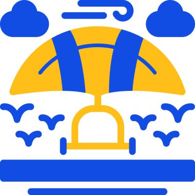 filedoutline tarzında tekne ikonu