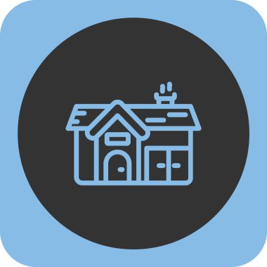 bina simgesi, vektör illüstrasyonu