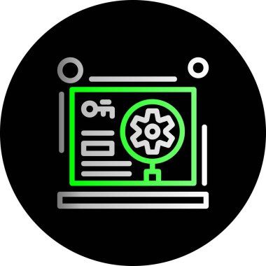 Vektör ayarı Simge illüstrasyonu