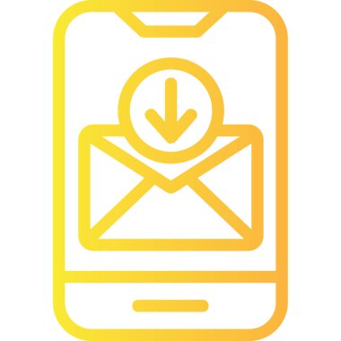 Cep telefonu mesajı. Web simgesi