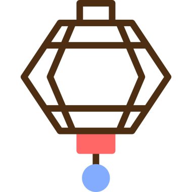 Noel dekorasyon vektör simgesi