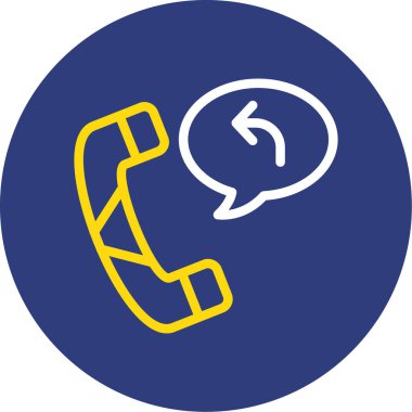 Vektör Çağrısı Simgesi illüstrasyonu