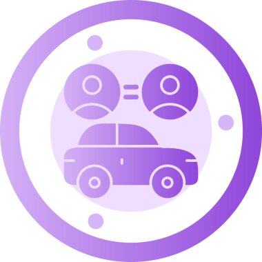 - Araba. Web simgesi basit tasarım