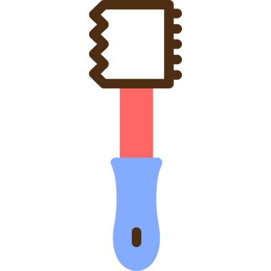 Kürek. Web simgesi basit illüstrasyon