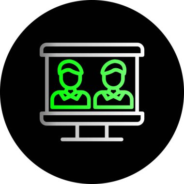 seo modern simgesinin vektör illüstrasyonu
