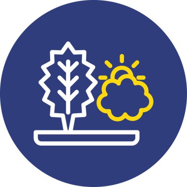 Vektör Ağacı Simgesi illüstrasyonu