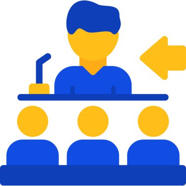 konferans ders sunum simgesi