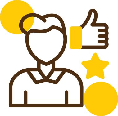 derecelendirme simgesi vektör illüstrasyonu