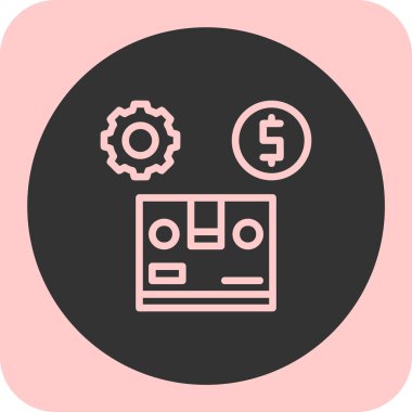 Seo simgesinin vektör illüstrasyonu