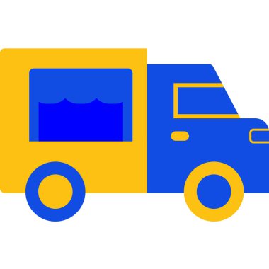 kamyon web simge vektör çizim