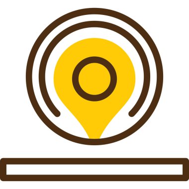 Harita işaretleyici. Basit tasarım