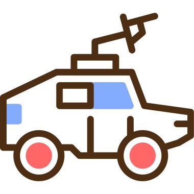 - Araba. Web simgesi basit illüstrasyon