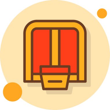 Modern bir simgenin vektör illüstrasyonu