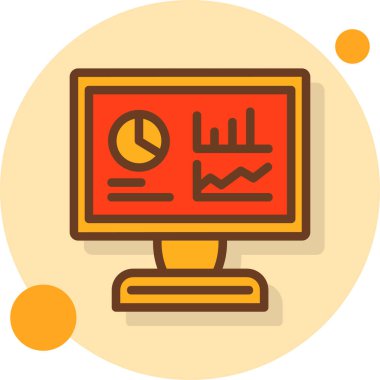 iş yönetimi simgesi vektör illüstrasyonu