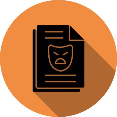 Dosya. Web simgesi basit illüstrasyon