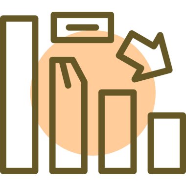 Web simgesi, iş dünyasının vektör illüstrasyonu