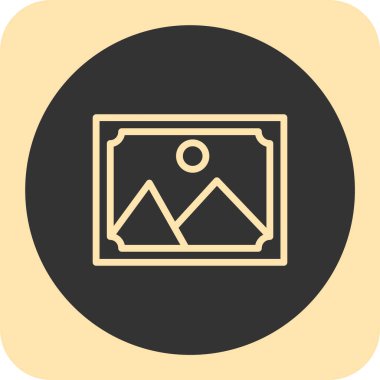 Bir kameranın vektör illüstrasyonu