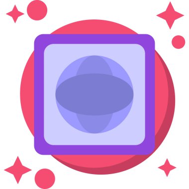 düz dizaynlı top oyunu simgesi