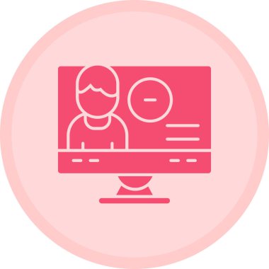 İnsan simgesinin vektör illüstrasyonu