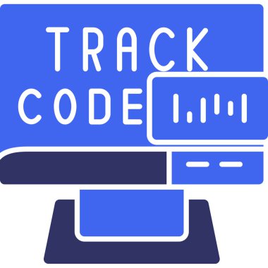 kod kodlama vektör simgesi modern basit vektör illüstrasyonu