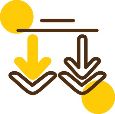 Ok. Web simgesi vektör illüstrasyonu