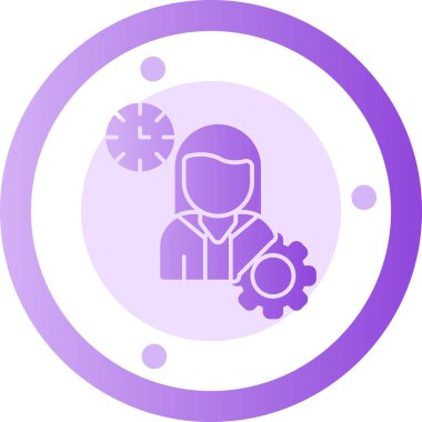 Bir doktor simgesinin vektör çizimi