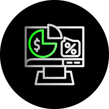 seo modern simgesinin vektör illüstrasyonu