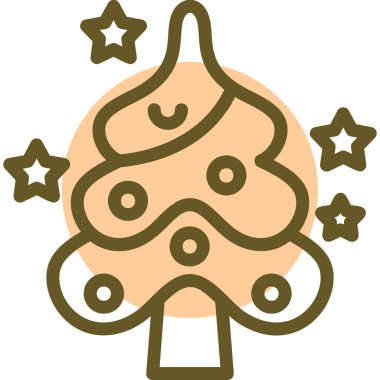 mantar simgesi vektör illüstrasyonu