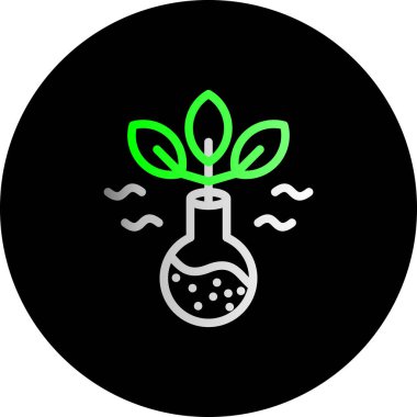 bitki simgesi vektör illüstrasyonu