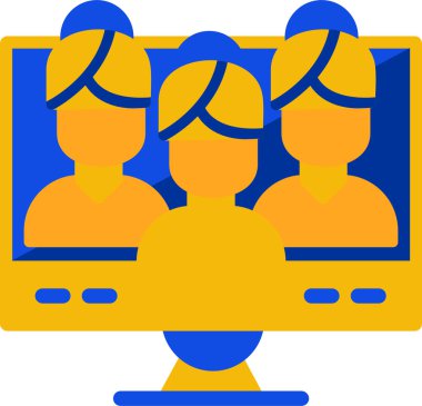 business team meeting icon