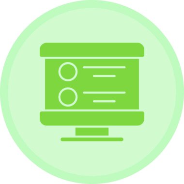 bilgisayar web simgesi, vektör illüstrasyonu