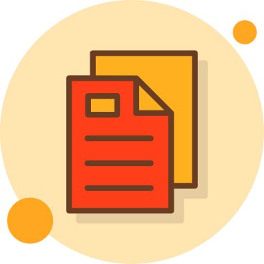 belge dosya simgesi rozet biçiminde