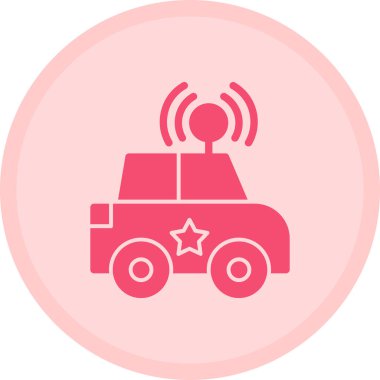 araba simgesi vektör illüstrasyonu